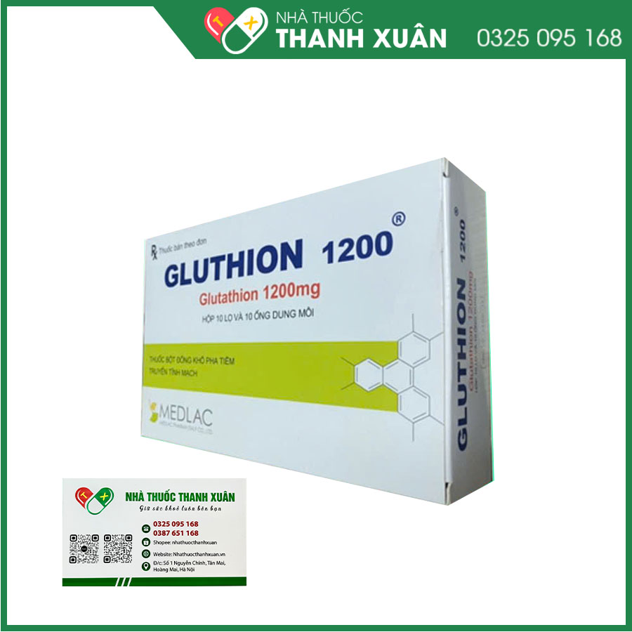 Thuốc Gluthion hỗ trợ điều trị, ngộ độc thuỷ ngân, các bệnh lý rối loạn vận mạch, xơ gan, viêm gan do virus, viêm tuỵ cấp, đái tháo đường không phụ thuộc Insulin